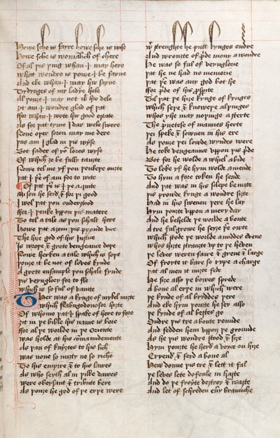 Ms326 f25r, Confessio Amantis von John Gower von English School