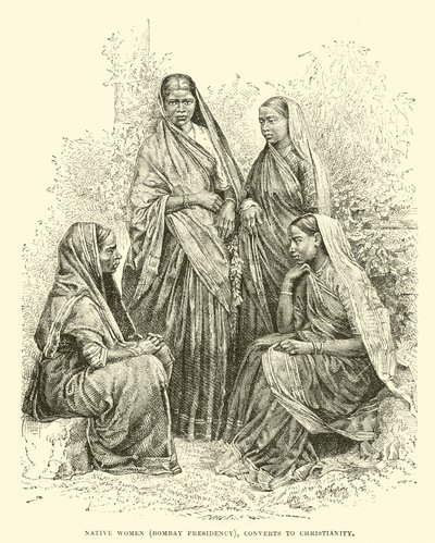 Einheimische Frauen (Bombay-Präsidentschaft), Konvertiten zum Christentum von English School