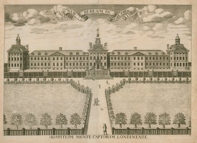 Neues Bedlam Hospital, Moorfields, London von English School