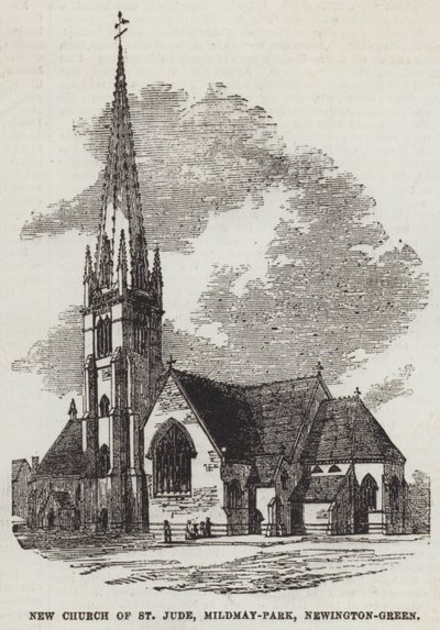 Neue Kirche von St. Jude, Mildmay-Park, Newington-Green von English School