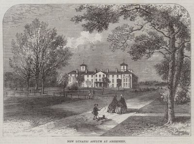Neues Irrenhaus in Aberdeen von English School