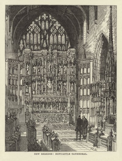 Neues Reredos, Newcastle Kathedrale von English School