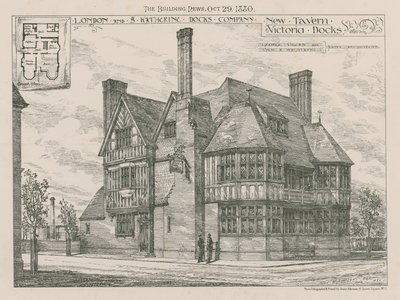 New Tavern, Victoria Docks von English School