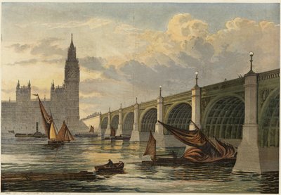 Die neue Westminster-Brücke von English School