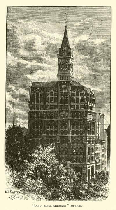 New York Tribune Büro von English School