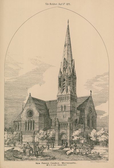 Neue Pfarrkirche, Whitechapel von English School