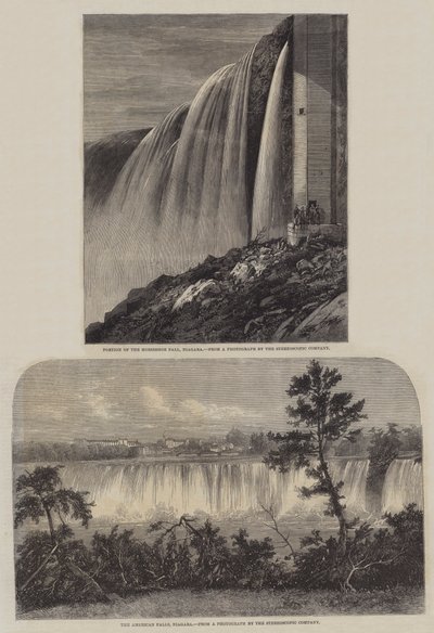 Niagarafälle (Stich) von English School