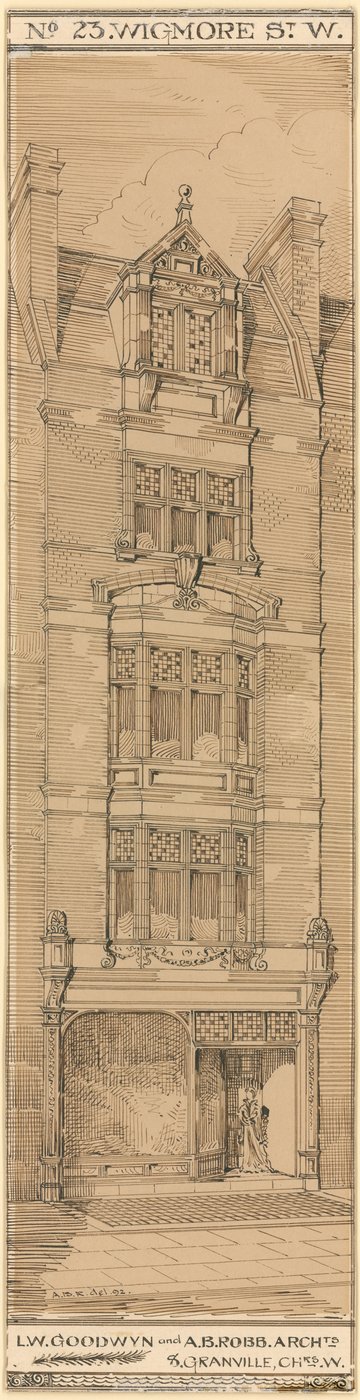 Nr. 23 Wigmore Street, London von English School