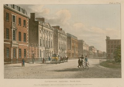 Nordseite des Cavendish Square, London von English School
