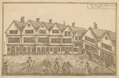 Nordwestansicht des St. Pauls Kirchhofs von English School