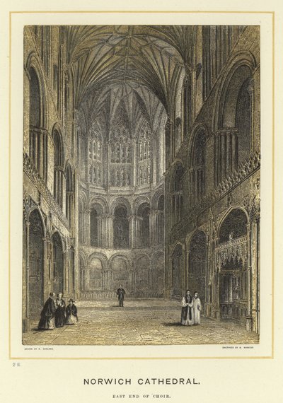 Norwich Kathedrale, Ostende des Chors von English School