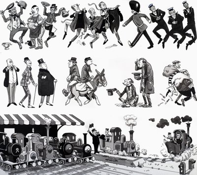 Illustration eines Kinderreims von English School