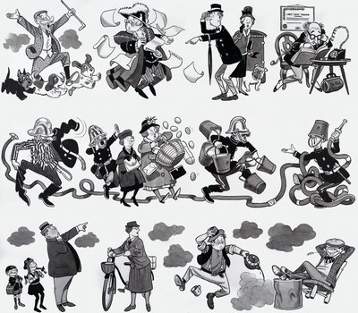 Illustration eines Kinderreims von English School