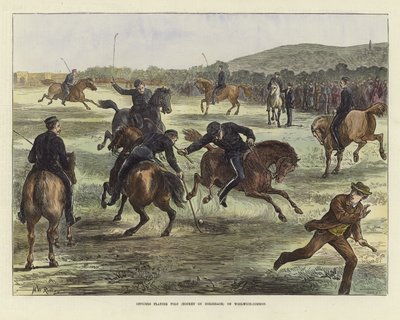 Offiziere spielen Polo von English School