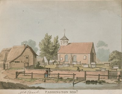 Alte Kirche, Paddington, Middlesex von English School