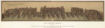 Alte London Bridge um 1600 von English School