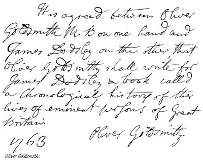 Oliver Goldsmith von English School