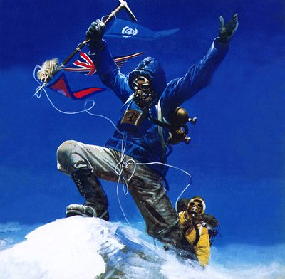 Auf dem Gipfel des Everest von English School