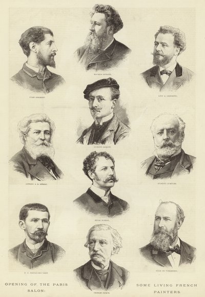 Eröffnung des Pariser Salons von English School