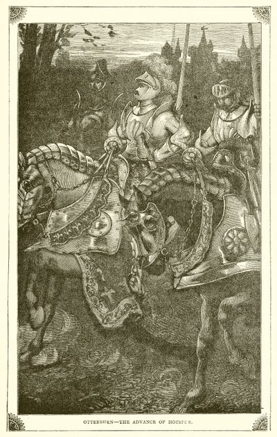 Otterburn—Der Vormarsch von Hotspur von English School