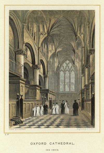 Kathedrale von Oxford, der Chor von English School