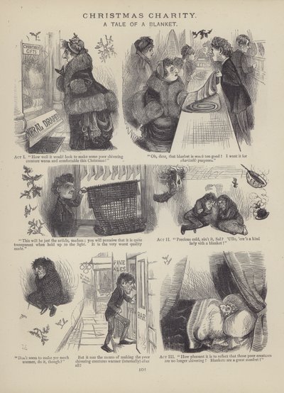 Seite aus The British Working Man or One Who Does Not Believe In Him (Gravur) von English School