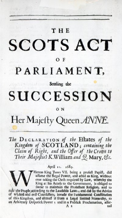 Pamphlet zur Ankündigung des 