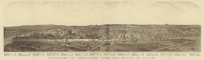 Panorama von Jerusalem vom Ölberg von English School