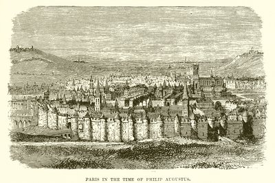 Paris zur Zeit von Philipp August von English School