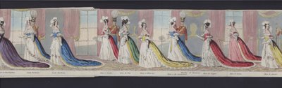 Teil des Panoramas der Hochzeit von Königin Victoria, ca. 1840 von English School