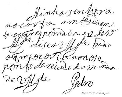 Pedro II, König von Portugal von English School