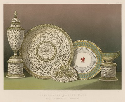 Durchbrochene Parian-Ware von Messrs G Granger und Co, Worcester von English School