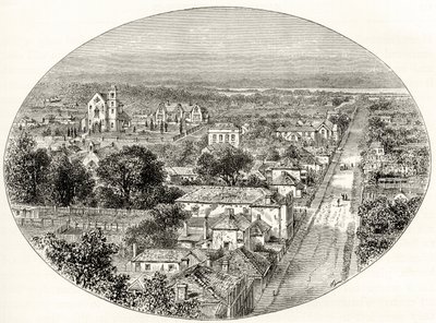 Perth, Westaustralien, ca. 1880, aus 