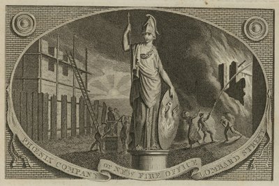 Phoenix Company; New Fire Office, Lombard Street, London von English School