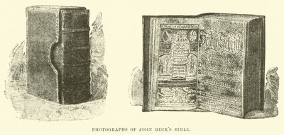 Fotografien von John Becks Bibel von English School