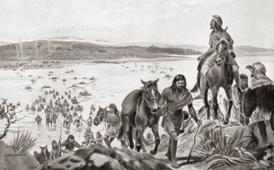 Phrygier überqueren den Bosporus von Europa nach Asien, aus Hutchinson