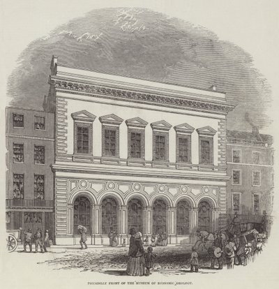 Piccadilly-Front des Museums für Wirtschaftliche Geologie von English School