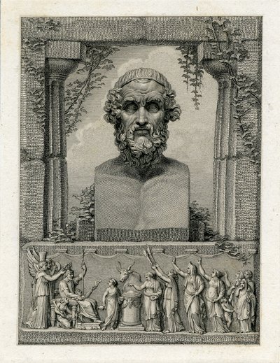 Pindar, antiker griechischer Lyriker (um 522-um 433 v. Chr.) von English School
