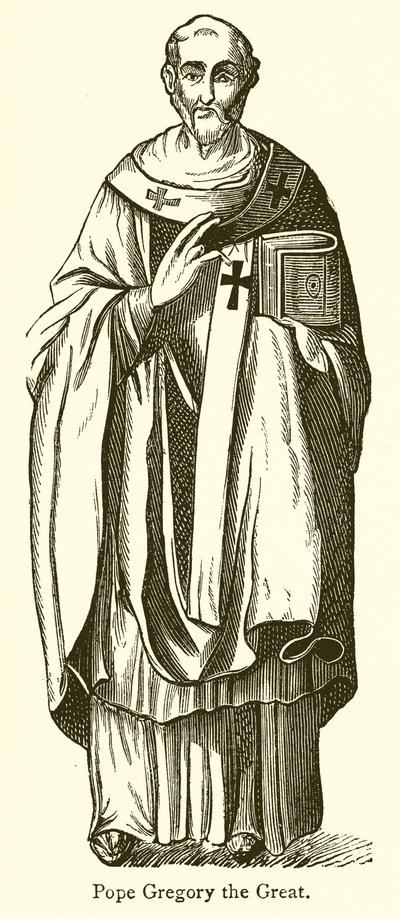 Papst Gregor der Große von English School