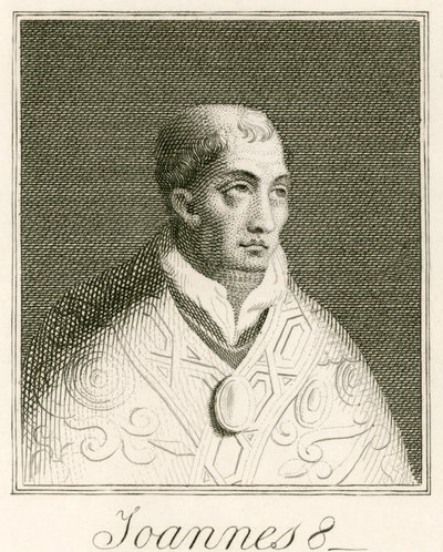 Papst Johannes VIII. von English School