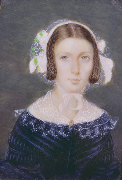 Porträtminiatur von Fanny Brawne, 1833 von English School