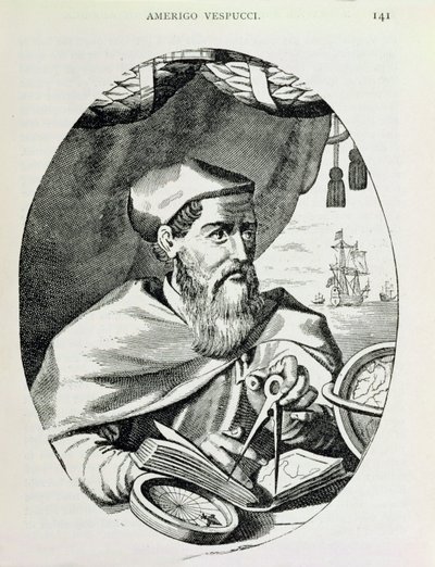 Porträt von Amerigo Vespucci (1454-1512) aus 