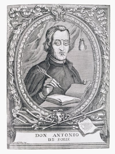 Porträt von Antonio de Solis y Rivadeneira (1610-86) aus 