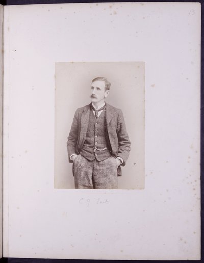 Porträt von CJ Tait, ca. 1900 von English School