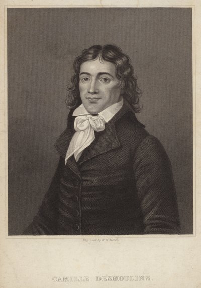Porträt von Camille Desmoulins von English School