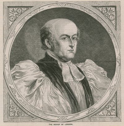 Porträt von Charles Blomfield von English School