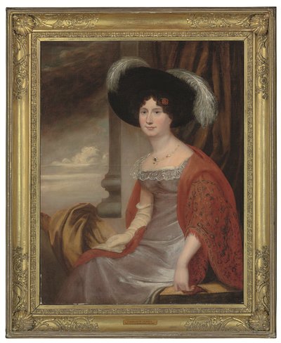 Porträt von Charlotte Yeates, Lady Lopes (gest. 1833) von English School