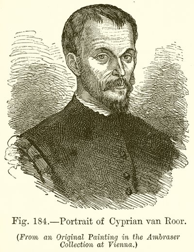Porträt von Cyprian Van Roor von English School