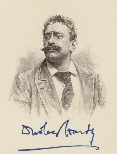 Porträt von Dudley Hardy, Karikaturist von English School