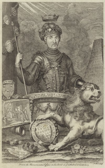 Porträt von Eduard, Prinz von Wales von English School